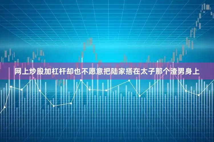 网上炒股加杠杆却也不愿意把陆家搭在太子那个渣男身上